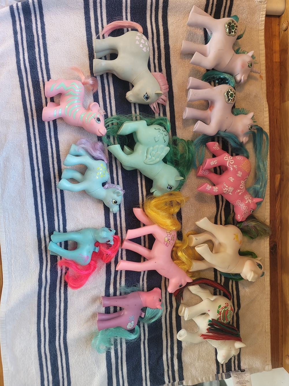 Lot Of 12 G1 1980s My Little Ponies